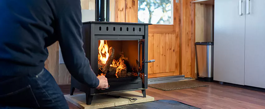 Open Hearth Wood Fireplace Installation in Groves, TX