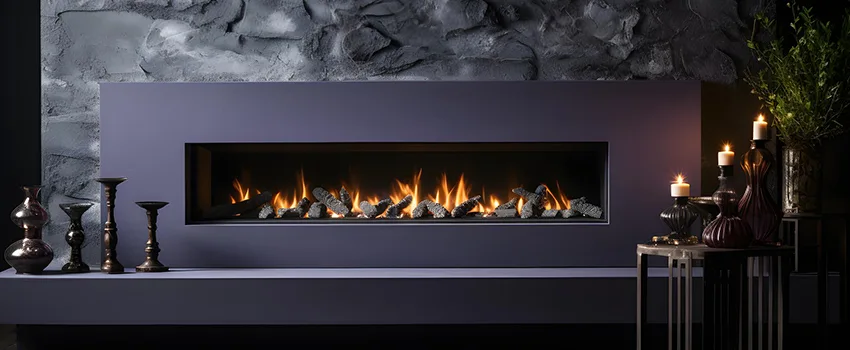 Ember Bed for Ventless Gas Fireplace in Groves, TX