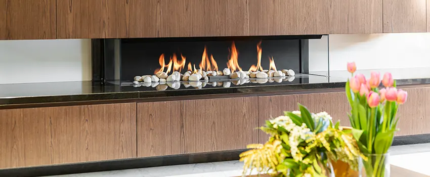 Double-height Fireplace Design Refurbishment in Groves, Texas